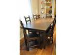 Ikea dining table plus 6 matching chairs